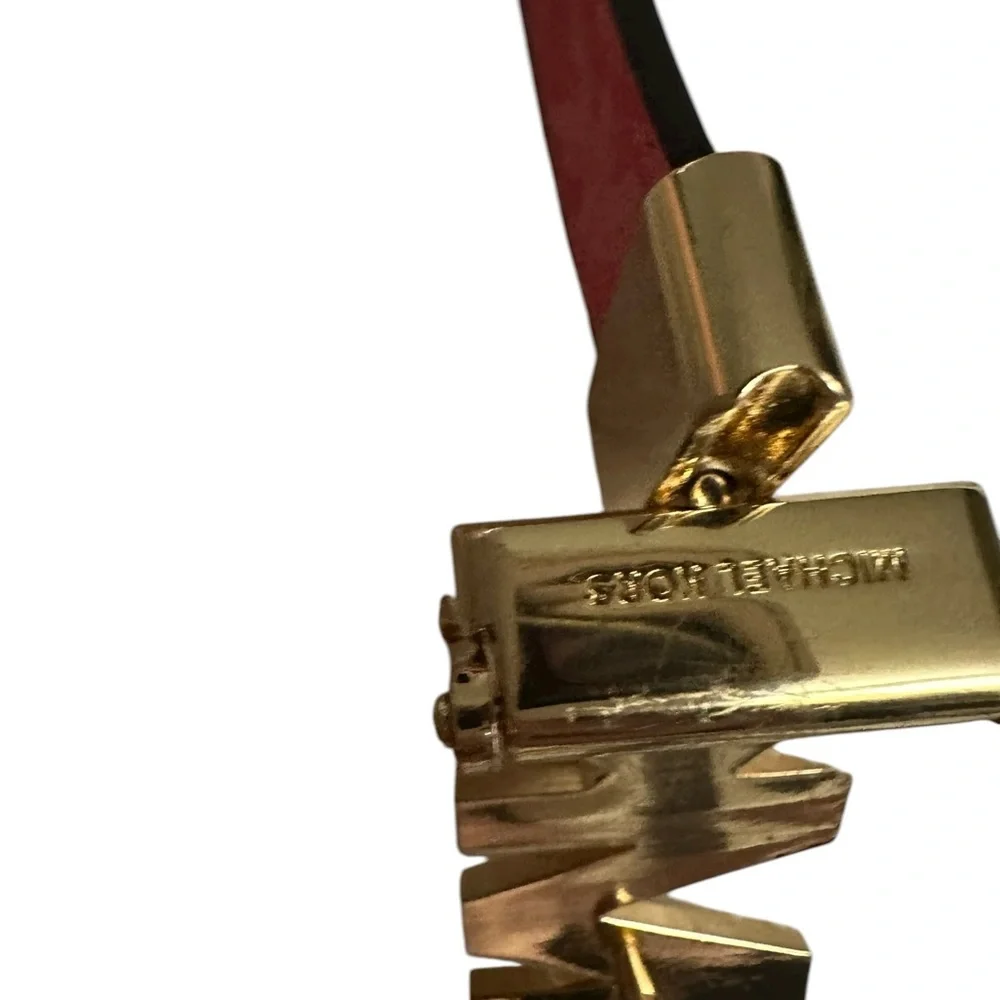 Michael kors Reversible ladies pink and gold hardware belt L/XL - Picture 6 of 8